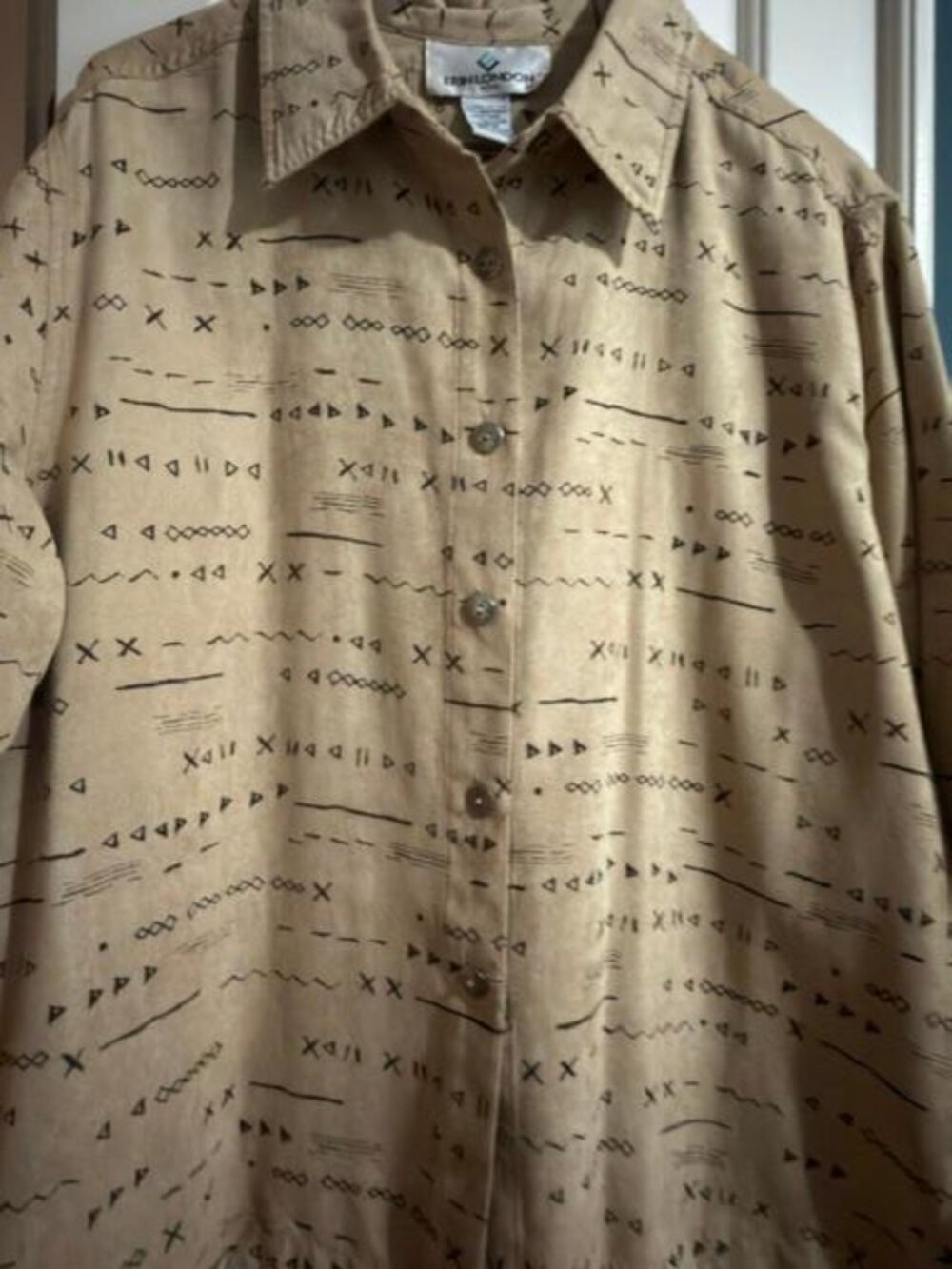 Suede like top Like new